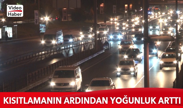 Kısıtlamanın ardından iş başı yapan vatandaşlar yoğunluk oluşturdu