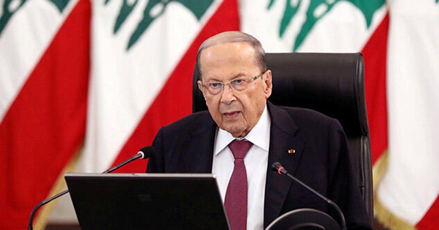Lübnan Cumhurbaşkanı&#039;ndan yardım çağrısı