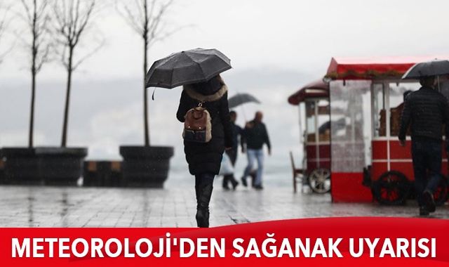 Meteoroloji'den sağanak  ve gök gürültülü yağış uyarısı