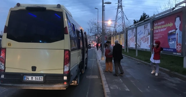 Minibüste yine aynı manzara