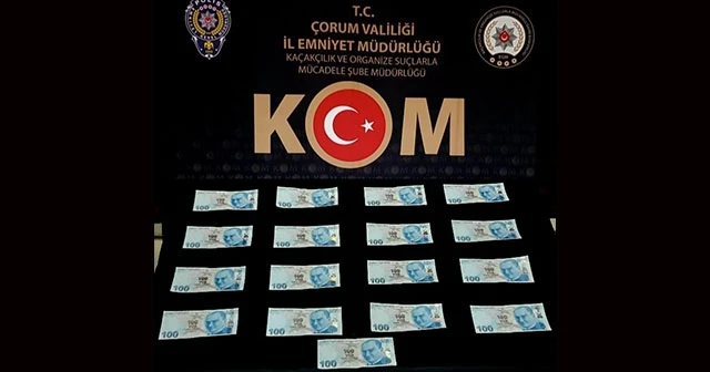 Pazarda sahte parayla alışveriş yaparken yakalandılar