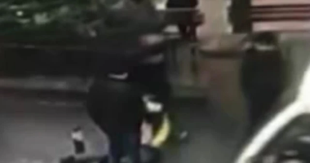 Sağlık çalışanlarını adım adım takip edip böyle darp ettiler