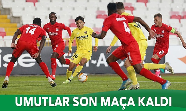 Sivasspor sahasında Villarreal&#039;e 1-0 mağlup oldu