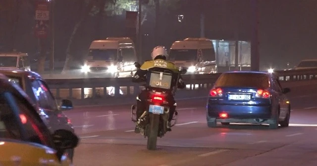Sokağa çıkma yasağında motosikletli Şahin timlerinden kaçış yok