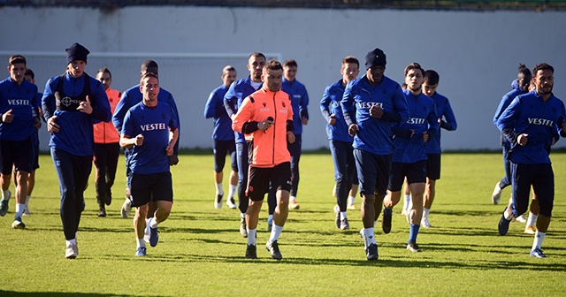 Trabzonspor, Fatih Karagümrük maçı hazırlıklarını sürdürdü