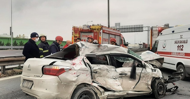 Zincirleme trafik kazasında ağır yaralanan vatandaş öldü