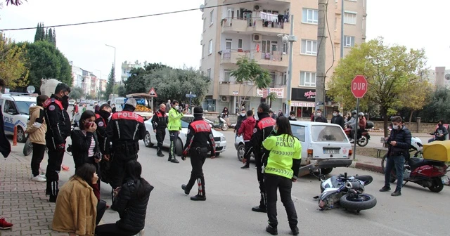 'Dur' ihtarına uymadılar, kaza yapınca yakalandılar