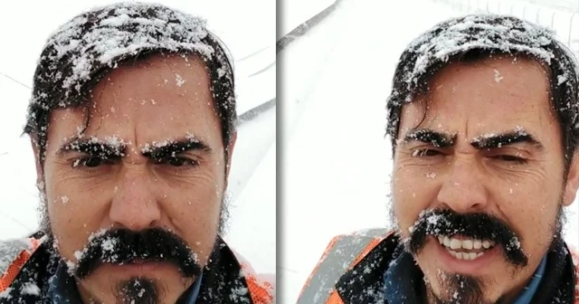 10 saniyede saçı sakalı beyaza büründü