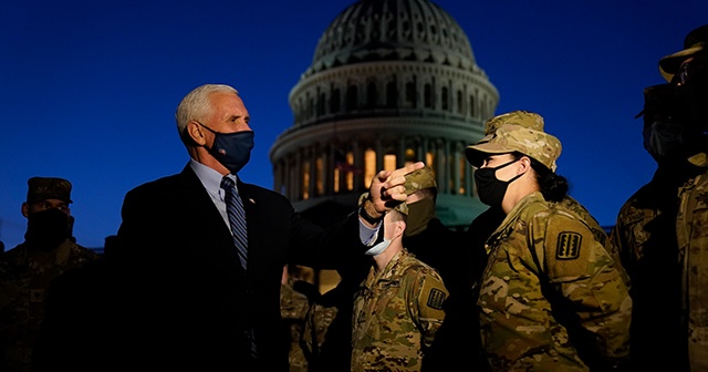ABD Başkan Yardımcısı Pence, Biden&#039;ın yemin töreni için güvenlik önlemlerini denetledi