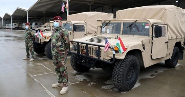 ABD&#039;den Peşmerge güçlerine askeri araç yardımı