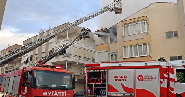 Antalya’da önce ağlatıp sonra sevindiren yangın