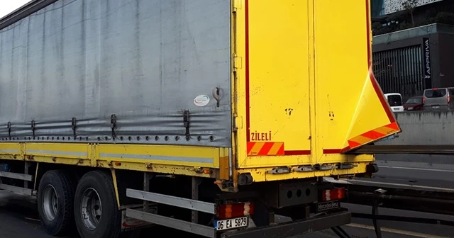 Basın Ekspres yolunda feci kaza: Bariyer ok gibi saplandı