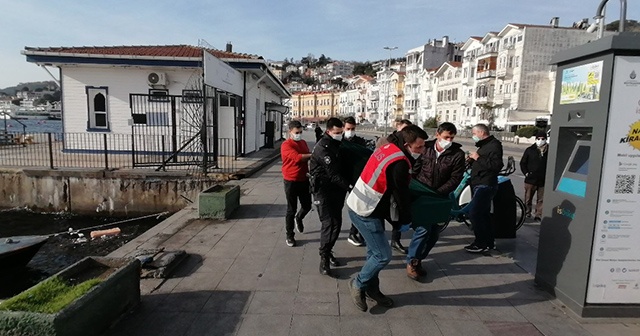 Beşiktaş’ta denize atlayan şahsın kimliği belli oldu