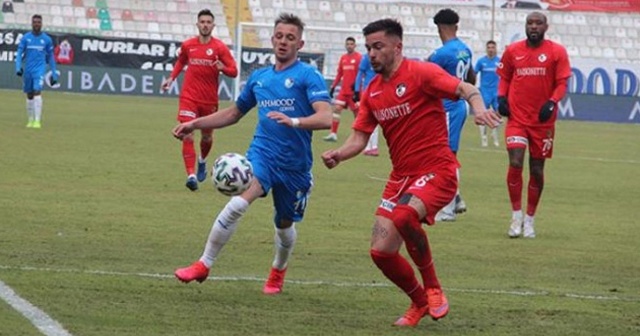 Gaziantep FK, 90+6&#039;da yediği golle Erzurumspor ile 1-1 berabere kaldı