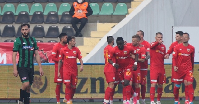 Kayserispor 11 hafta sonra gelen galibiyetle moral buldu