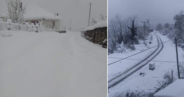 Köylere ulaşım kapandı, vatandaşlar elektriksiz kaldı