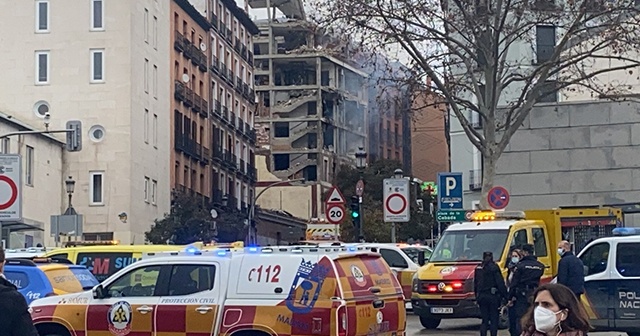 Madrid&#039;de şiddetli patlama