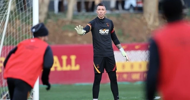 Muslera takımla birlikte çalıştı