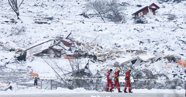 Norveç&#039;teki heyelanda 1 kişinin daha cansız bedenine ulaşıldı