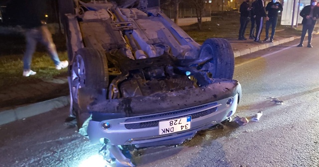 Samsun’da otomobil takla attı: 1 ölü 2 yaralı