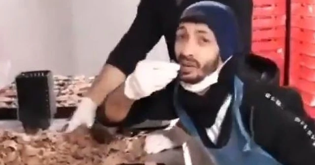 Ülkeyi ayağa kaldıran 100 kilo döner imha edildi