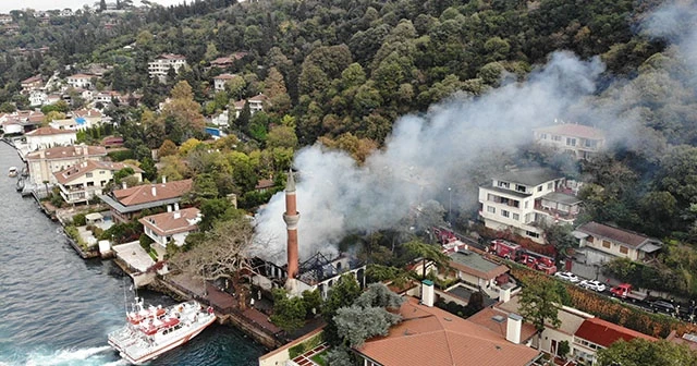 Vaniköy Camii’nde çıkan yangına takipsizlik kararı