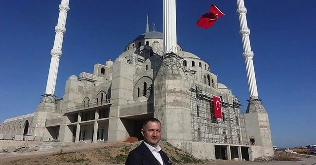 10 bin kişilik caminin kaba inşaatı tamam