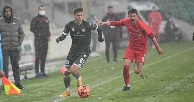 Bursaspor’un gol zinciri 20 maç sürdü