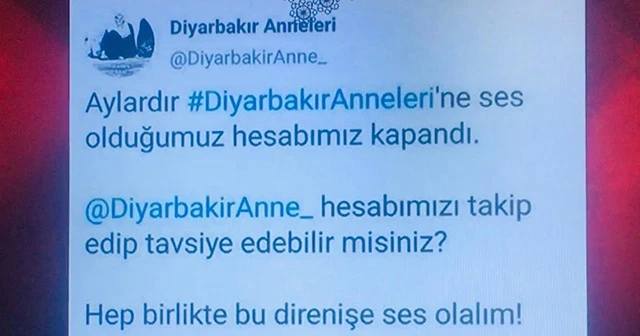 Evlat nöbetindeki ailelerden Twitter'ın hesaplarını kapatmasına tepki