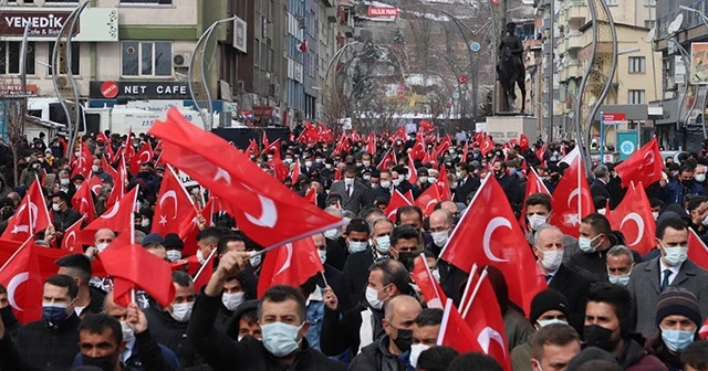 Hakkari teröre karşı tek yürek oldu