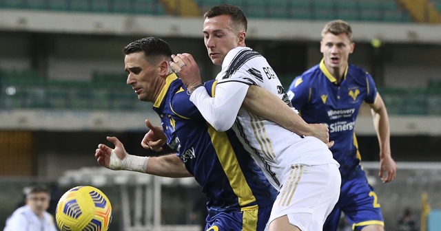 Hellas Verona ile Juventus 1-1 berabere kaldı