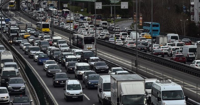 İstanbul’da trafik yoğunluğu