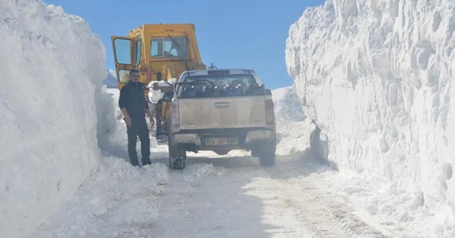 Kar kalınlığı 5 metreye ulaştı
