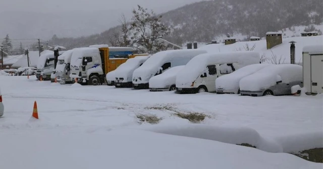 Kar kalınlığı yarım metreye yaklaştı
