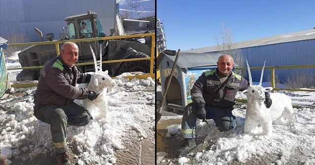 Kardan keçi yaptı