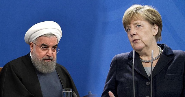 Ruhani, Merkel ile nükleer anlaşmayı görüştü