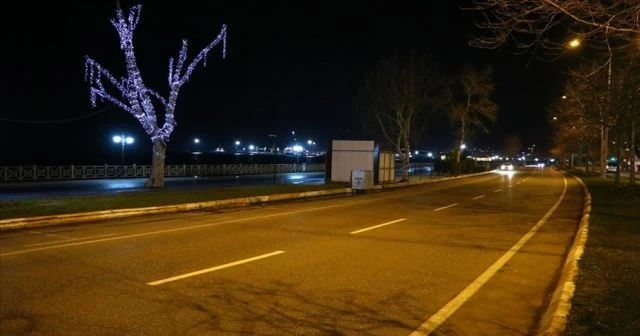 Sokağa çıkma kısıtlaması başladı