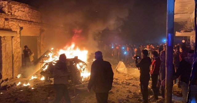 Suriye’nin kuzeyindeki Azez’de terör saldırısı: 5 yaralı