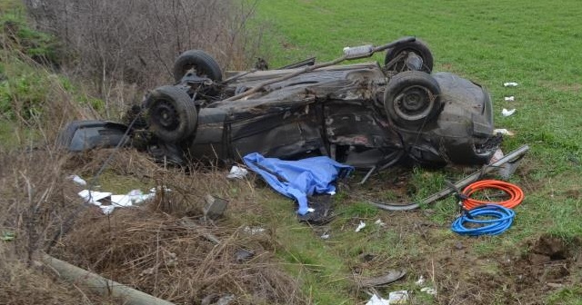 Tekirdağ’da feci kaza: 2 ölü, 4 yaralı