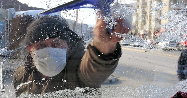 Tokat'ta termometreler eksi 26'yı gösterdi