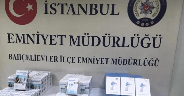 1 milyon 100 bin lira değerinde ateş ölçüm cihazlarını çalan şüpheliler yakalandı