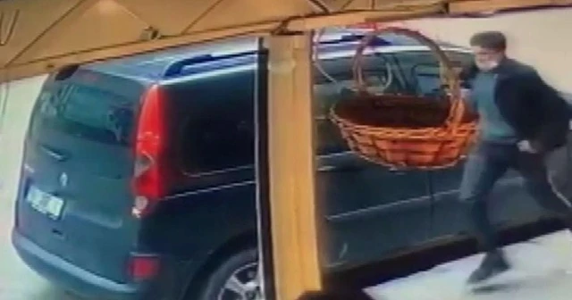 13 yaşındaki çocuğu taciz eden şüphelin kaçış anı kamerada