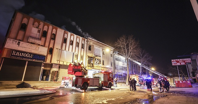 Ankara’da mobilya atölyesinde yangın çıktı