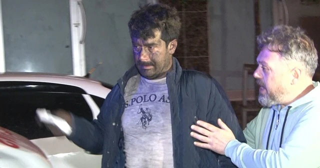 Anne ve babasını kurtarmak için dumanların arasına girdi