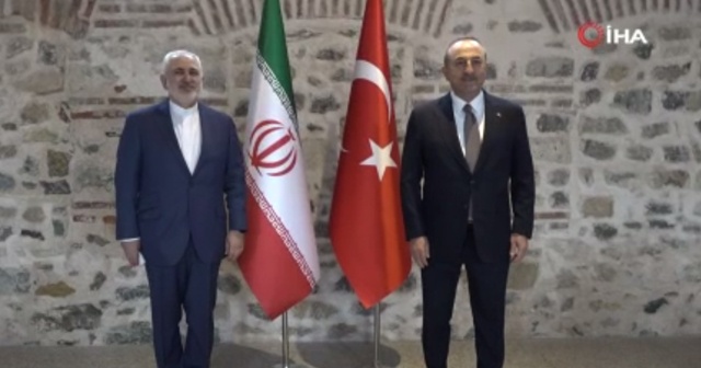 Bakan Çavuşoğlu, İranlı mevkidaşı Zarif ile görüştü