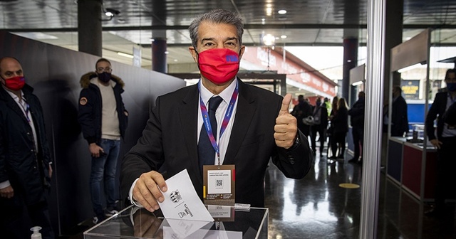 Barcelona&#039;da ikinci Joan Laporta dönemi başladı