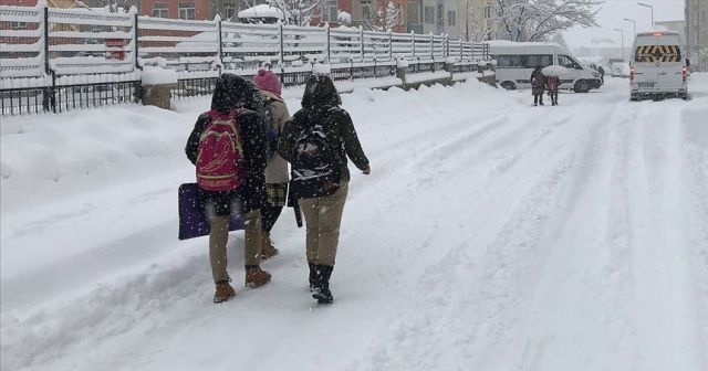 Çankırı&#039;da eğitime kar engeli