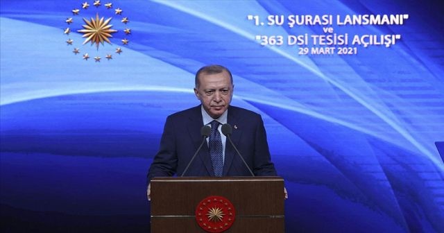 Cumhurbaşkanı Erdoğan duyurdu: Su kanunu geliyor