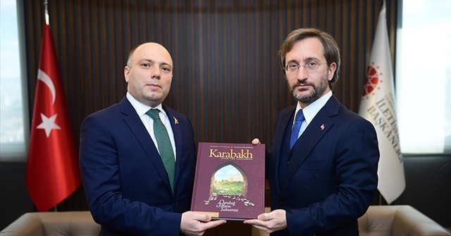 Fahrettin Altun, Azerbaycan Kültür Bakanı Anar Kerimov ile görüştü