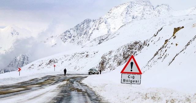 Doğu Anadolu ve Doğu Karadeniz için çığ uyarısı